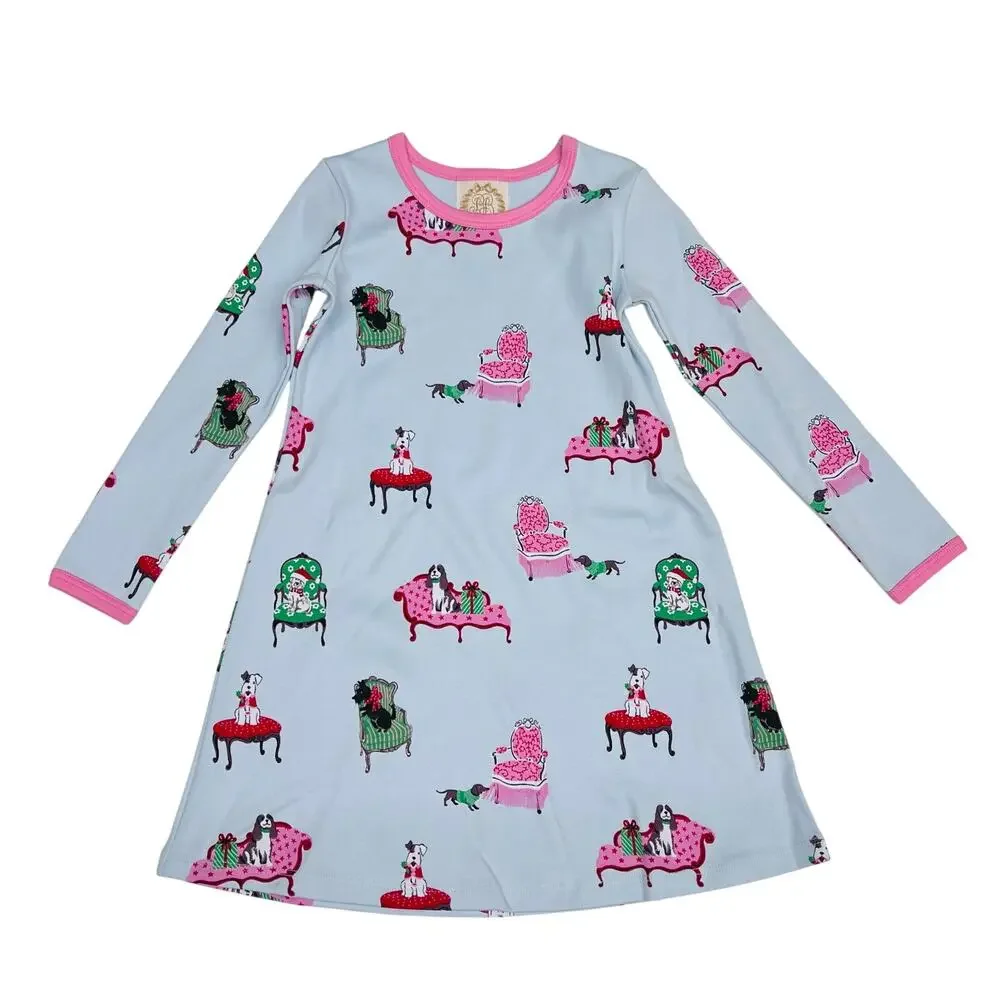 NWT TBBC Size 6 Polly Play Dress in Puppy Paw-ty